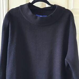 APT.9 BRAND WOMEN'S BLACK PULLOVER WARM TUNIC TOP SIZE XL